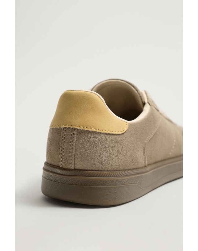 자라 자라 힐 디테일 레트로 스니커즈 2290/820/107 SAND BROWN 베이지 착용컷