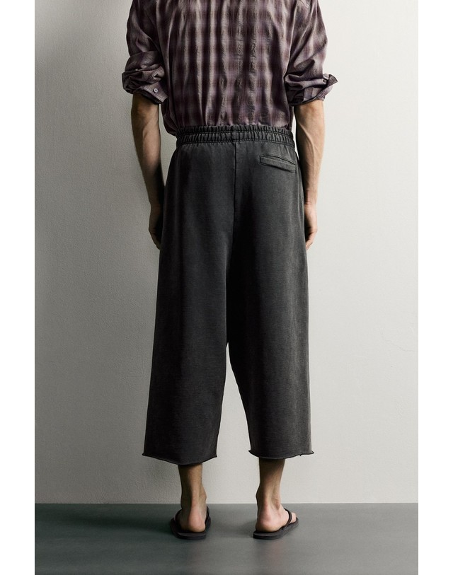 자라 자라 릴렉스핏 크롭 조거 팬츠 1165/330/807 ANTHRACITE GREY 그레이 착용컷