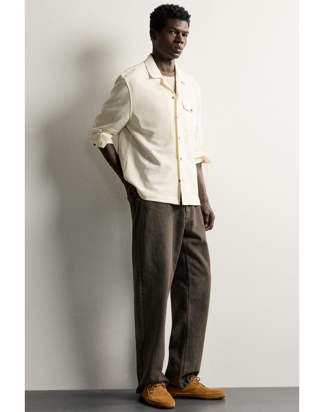 자라 자라 스웨이드 레이스업 앵클 부츠 2094/720/700 BROWN 브라운 착용컷