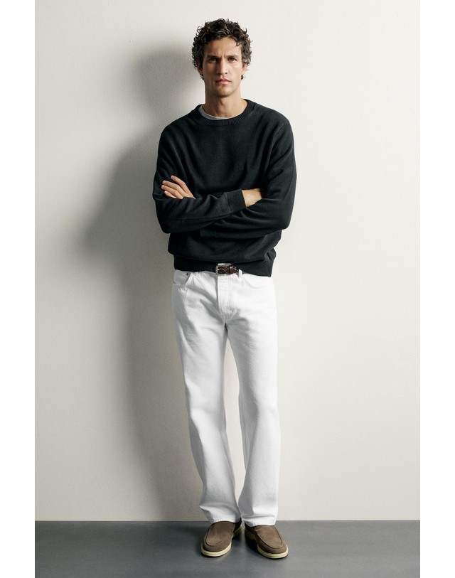자라 자라 스플릿 스웨이드 캐주얼 로퍼 2624/721/131 TAUPE GREY 카키 착용컷