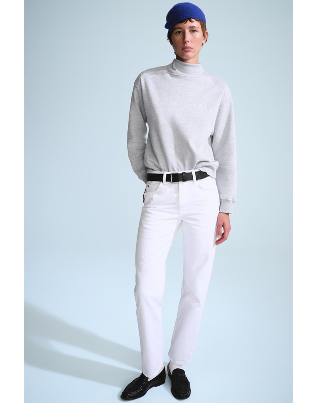 자라 자라 0FR. PARIS X ZARA 100% 캐시미어 캐스켓 비니 햇 1023/279/420 BLUISH 블루 착용컷