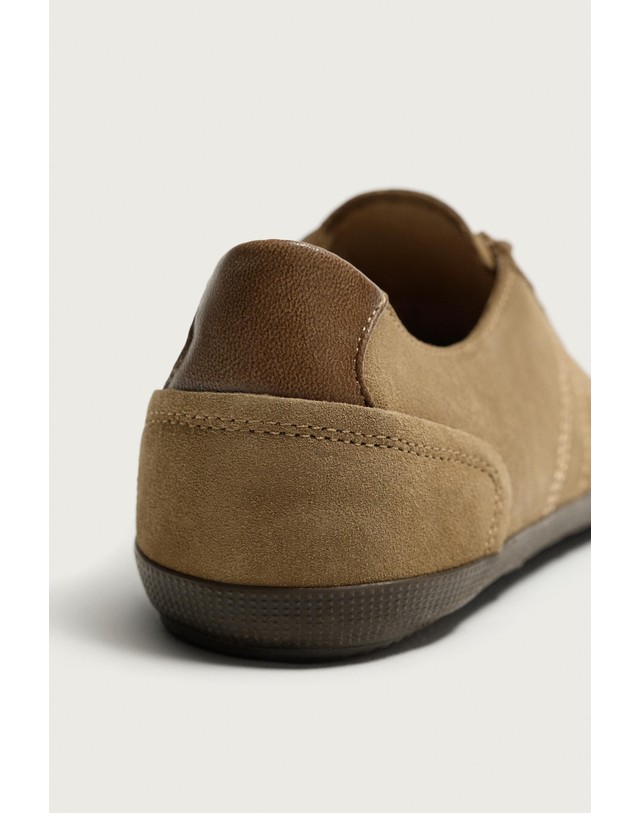 자라 자라 베어풋 스웨이드 스니커즈 2251/820/700 BROWN 브라운 착용컷