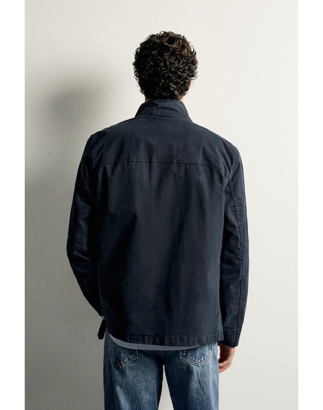 자라 자라 레귤러핏 워싱 유틸리티 파카 6786/003/401 NAVY BLUE 네이비 착용컷