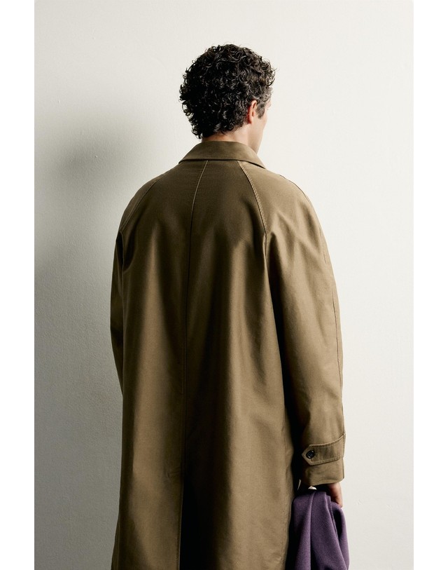 자라 자라 레귤러핏 코튼 트렌치 코트 6440/400/505 KHAKI 카키 착용컷