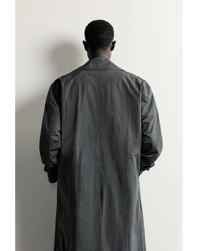 자라 자라 테크니컬 릴렉스핏 트렌치코트 5854/759/802 GREY 그레이 착용컷