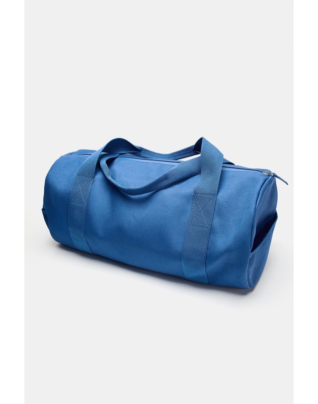 자라 자라 포켓 볼링백 코튼 더플백 6770/810/400 BLUE 블루 착용컷