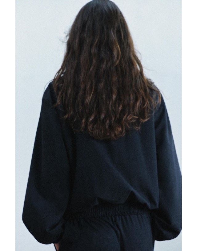 자라 자라 하이넥 집업 봄버 자켓 5247/244/401 NAVY BLUE 네이비 착용컷