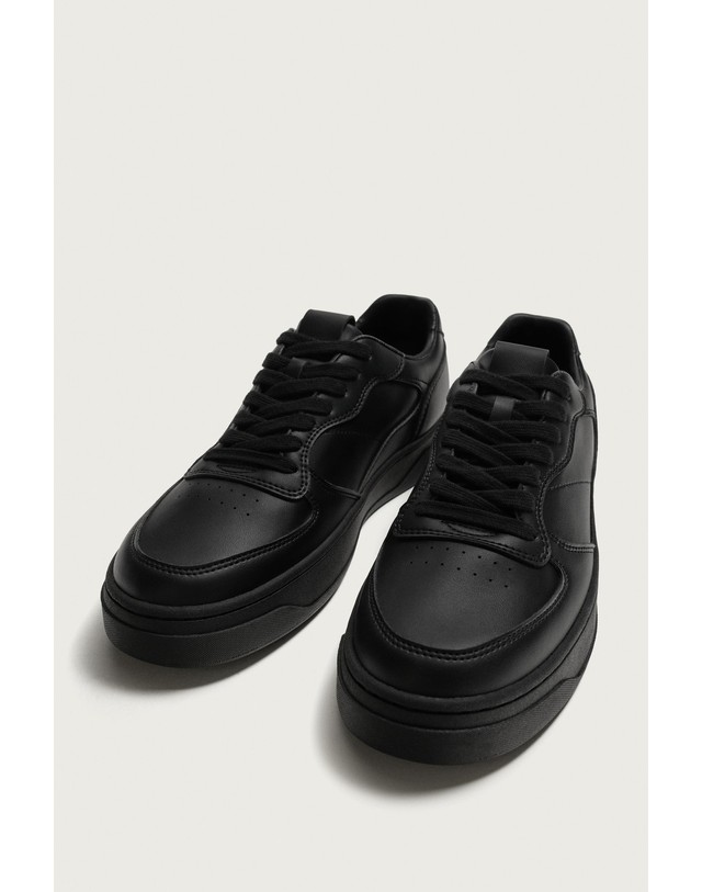 자라 자라 레트로 청키솔 로우탑 스니커즈 2214/820/800 BLACK 블랙 착용컷