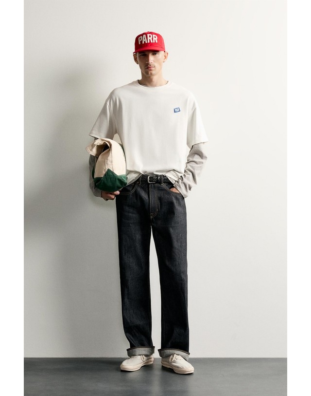 자라 자라 릴렉스핏 포토 그래픽 반팔 티셔츠 6224/381/250 WHITE 화이트 착용컷