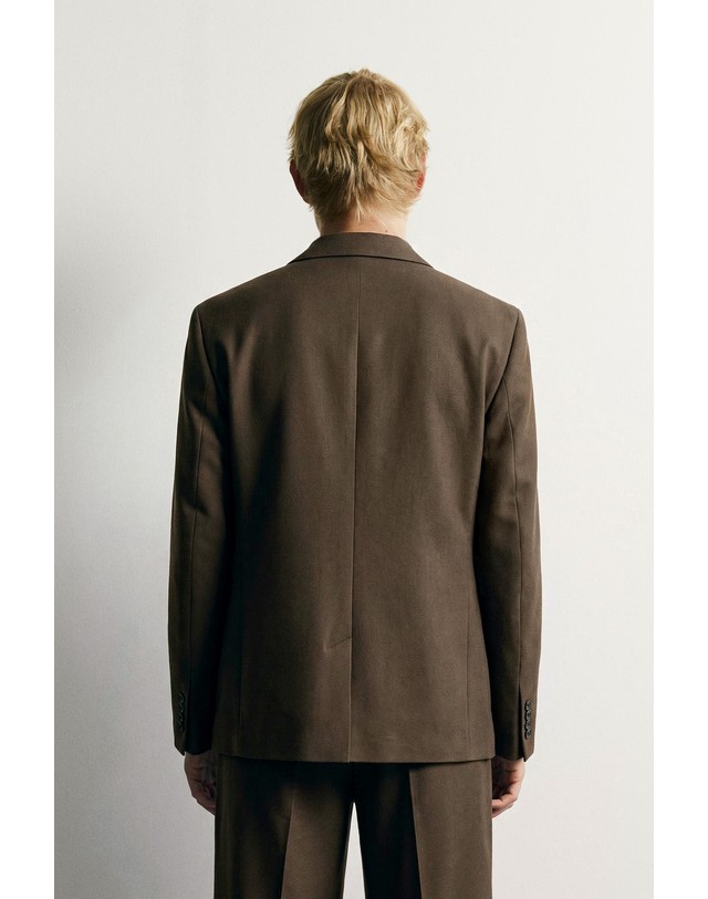 자라 자라 릴렉스핏 수트 블레이저 4681/644/962 DARK KHAKI 카키 착용컷