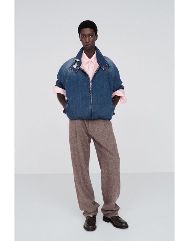 자라 자라 리버서블 릴렉스핏 데님 자켓 3692/001/200 BLUE / INDIGO 블루 착용컷