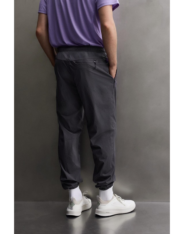 자라 자라 테크니컬 텍스처 조거 팬츠 6096/304/485 BLUE / GREY 그레이 착용컷
