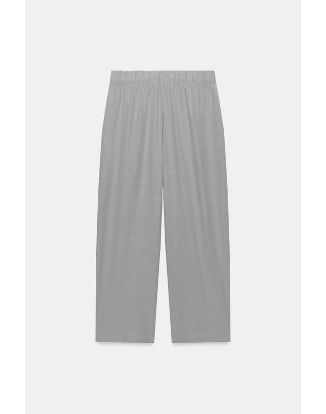 자라 자라 크롭 와이드 밴딩 팬츠 5427/427/802 GREY 그레이 착용컷