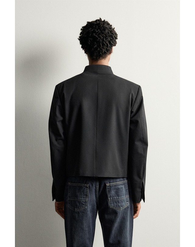 자라 자라 크롭핏 웰트 포켓 블레이저 4500/675/800 BLACK 블랙 착용컷