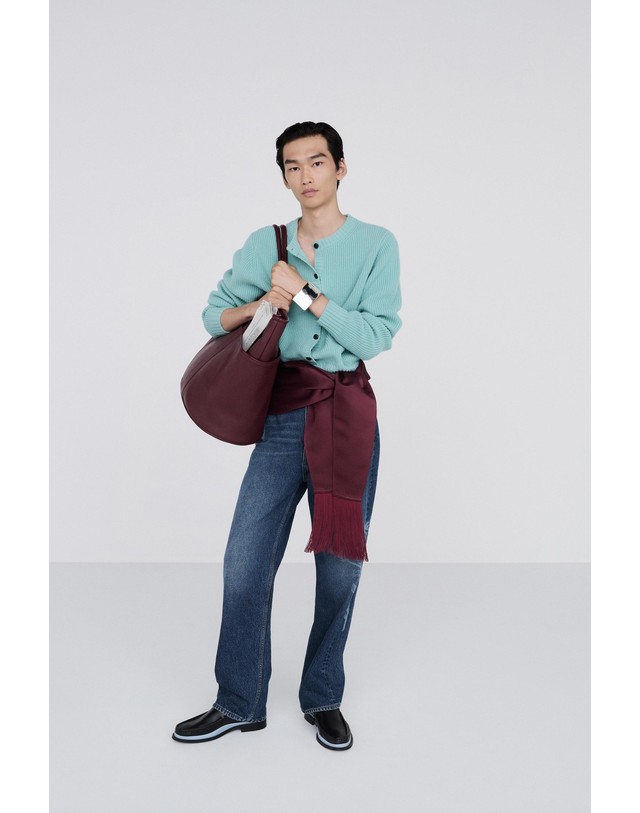자라 자라 크롭 캐시미어 버튼 가디건 5755/900/402 TURQUOISE 밝은연두 착용컷