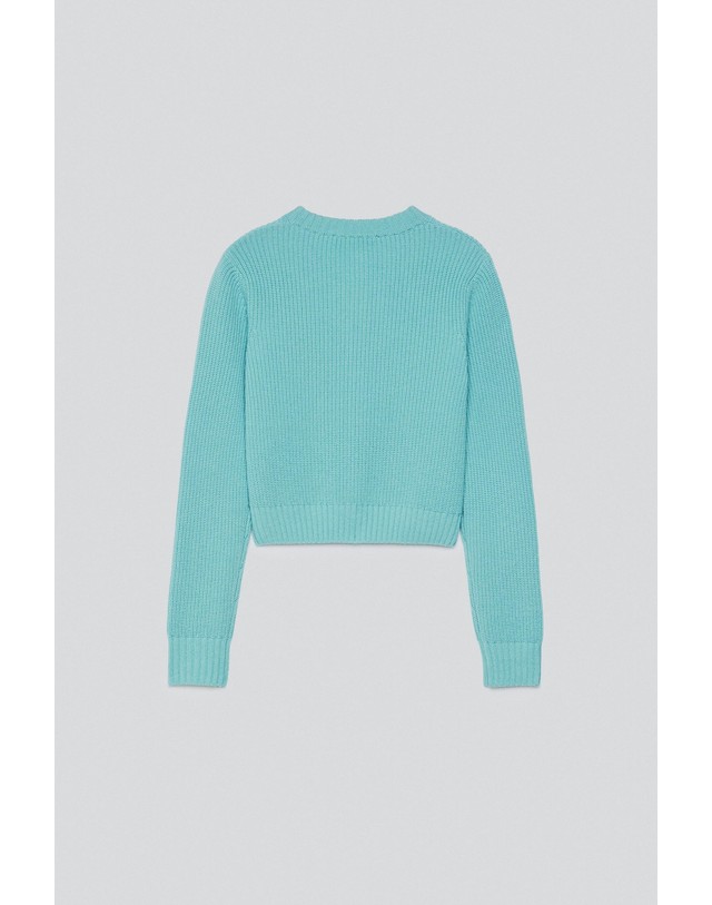 자라 자라 크롭 캐시미어 버튼 가디건 5755/900/402 TURQUOISE 밝은연두 착용컷