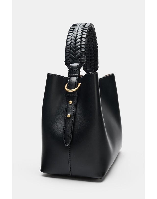 자라 자라 브레이드 핸들 핸드백 6467/810/800 BLACK 블랙 착용컷