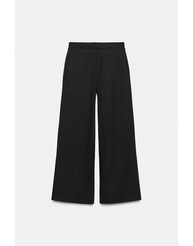 자라 자라 소프트 와이드 밴딩 팬츠 5067/678/800 BLACK 블랙 착용컷