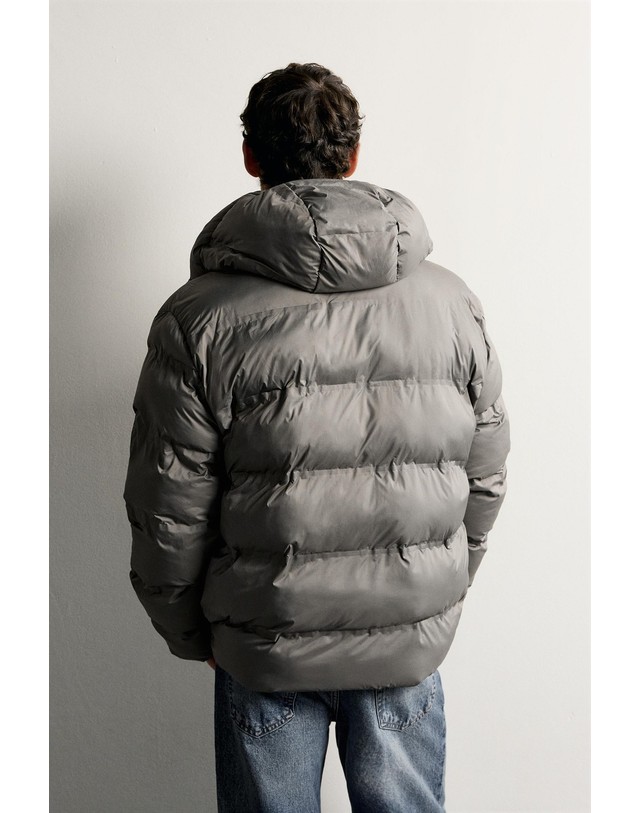 자라 자라 릴렉스핏 후드 패딩 재킷 4302/540/818 CHARCOAL GREY 그레이 착용컷