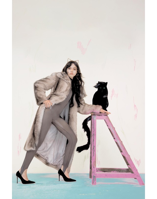 자라 자라 스트레치 스티럽 긴팔 점프수트 1223/457/802 GREY 그레이 착용컷