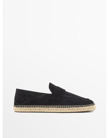 마시모두띠 스웨이드 에스파드리유 페니 로퍼 2906/750 DARK BLUE