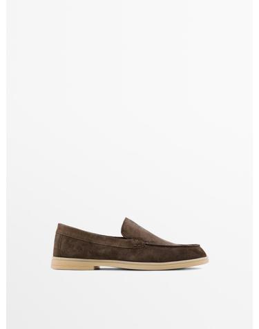 마시모두띠 스웨이드 소가죽 컴포트 로퍼 1511/750 BROWN