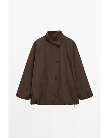 마시모두띠 포켓 디테일 라이트 패딩 자켓 6714/321 MOLE BROWN