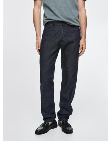 마시모두띠 테이퍼드핏 경량 남성 청바지 0401/118 NAVY BLUE