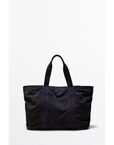 마시모두띠 스플릿 레더 토트백 2752/310 NAVY BLUE
