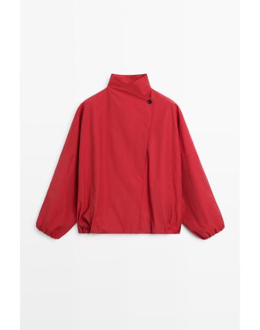 마시모두띠 코튼 혼방 테크니컬 자켓 6707/687 BRIGHT RED