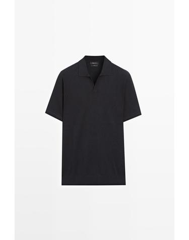 마시모두띠 100% 코튼 반팔 폴로셔츠 1287/201 NAVY BLUE