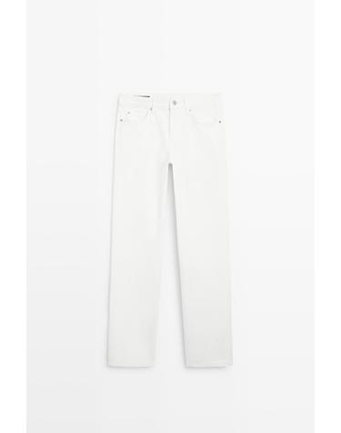 마시모두띠 로우라이즈 스트레이트 데님 팬츠 5020/820 OFF WHITE