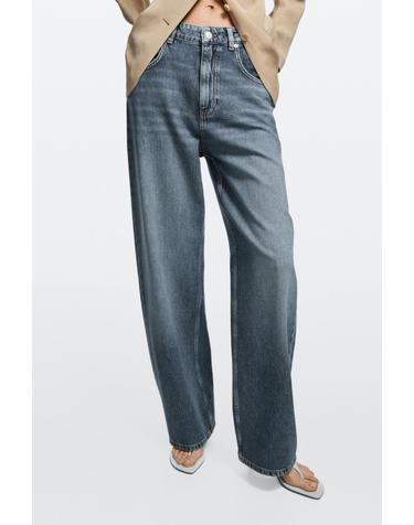 마시모두띠 미드라이즈 배럴핏 청바지 5013/813 MEDIUM BLUE