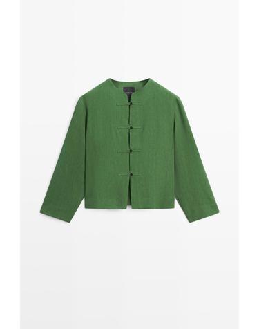 마시모두띠 플루이드 토탈 룩 오버셔츠 자켓 6004/756 BLUISH GREEN