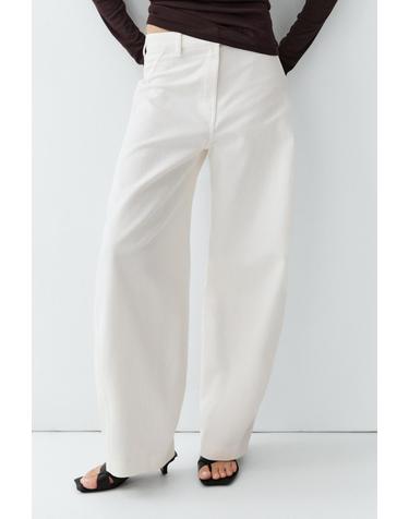 마시모두띠 배럴핏 와이드 면 팬츠 5012/712 OFF WHITE