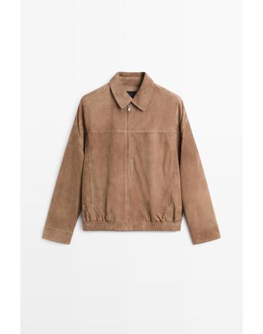 마시모두띠 스웨이드 봄버 자켓 4751/452 TAUPE GREY