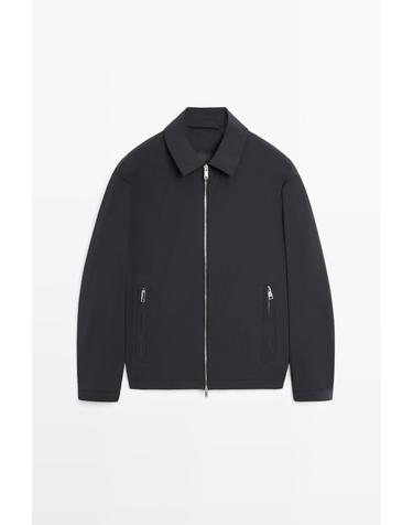 마시모두띠 라이트 집업 숏 재킷 3235/401 NAVY BLUE