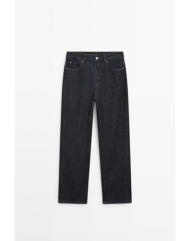 마시모두띠 하이웨이스트 스트레이트 청바지 5039/838 DARK BLUE
