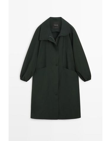 마시모두띠 롱 테크니컬 파카 코트 6723/760 PETROL BLUE
