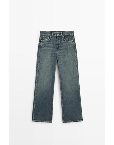 마시모두띠 하이웨이스트 와이드핏 청바지 5040/840 DARK BLUE