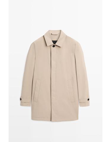 마시모두띠 경량 롱 트렌치 코트 3238/404 PALE SAND