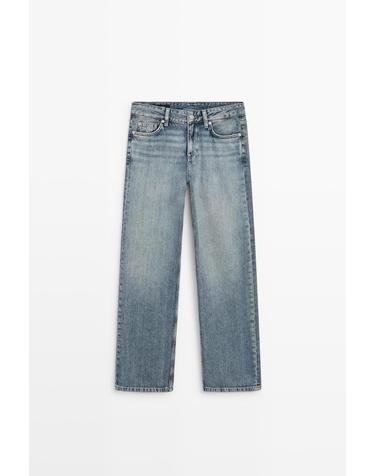 마시모두띠 로우라이즈 스트레이트핏 청바지 5053/853 MEDIUM BLUE