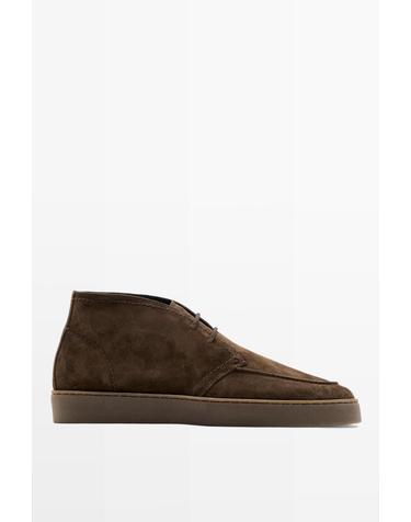마시모두띠 스플릿 스웨이드 모크토 앵클부츠 2002/850 BROWN