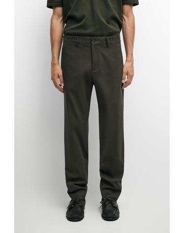 마시모두띠 슬림핏 코튼 블렌드 팬츠 0102/001 KHAKI