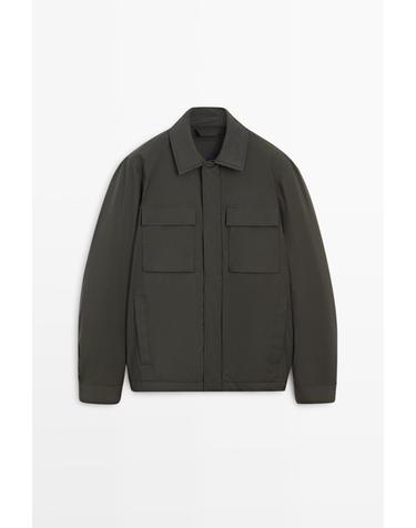 마시모두띠 테크니컬 포켓 디테일 자켓 3247/410 GREEN-GREY