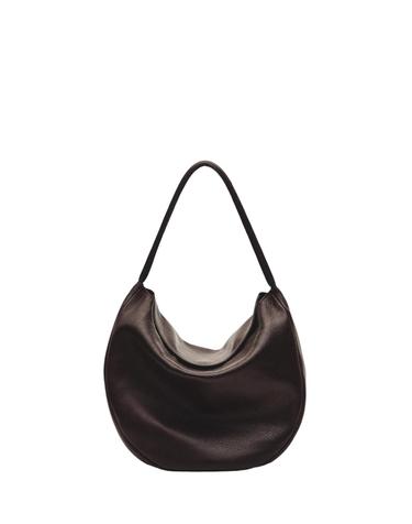 마시모두띠 나파 레더 미디엄 슬라우치 숄더백 6969/647 BROWN
