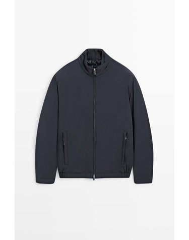 마시모두띠 퀄팅 경량 다운 봄버 재킷 3266/425 LIGHT BLUE
