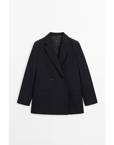 마시모두띠 울 혼방 더블버튼 블레이저 6060/750 NAVY BLUE
