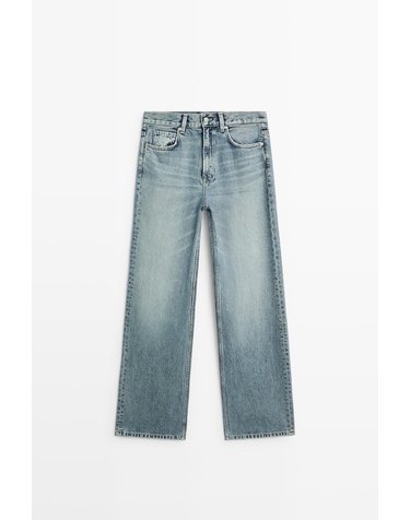 마시모두띠 하이웨이스트 와이드 청바지 5040/840 LIGHT BLUE