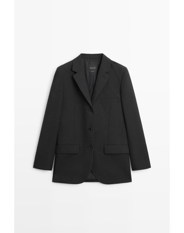 마시모두띠 울 테일러드 재킷 6059/517 DARK GREY